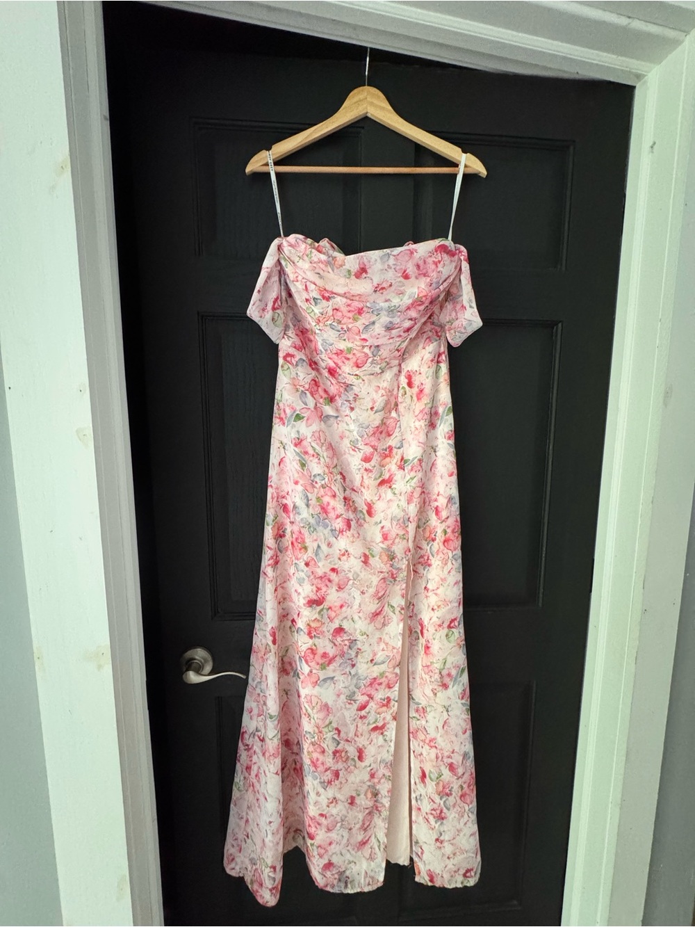 Birdy Grey Mira Chiffon Dress in Falling Pink Meadows- Size Small